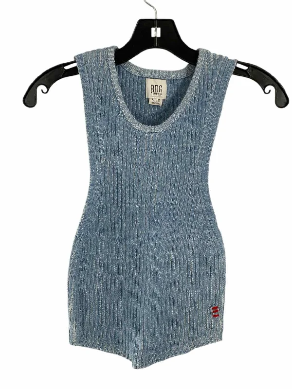 BDG Size XL Blue Knit Tank Top trendy tank top