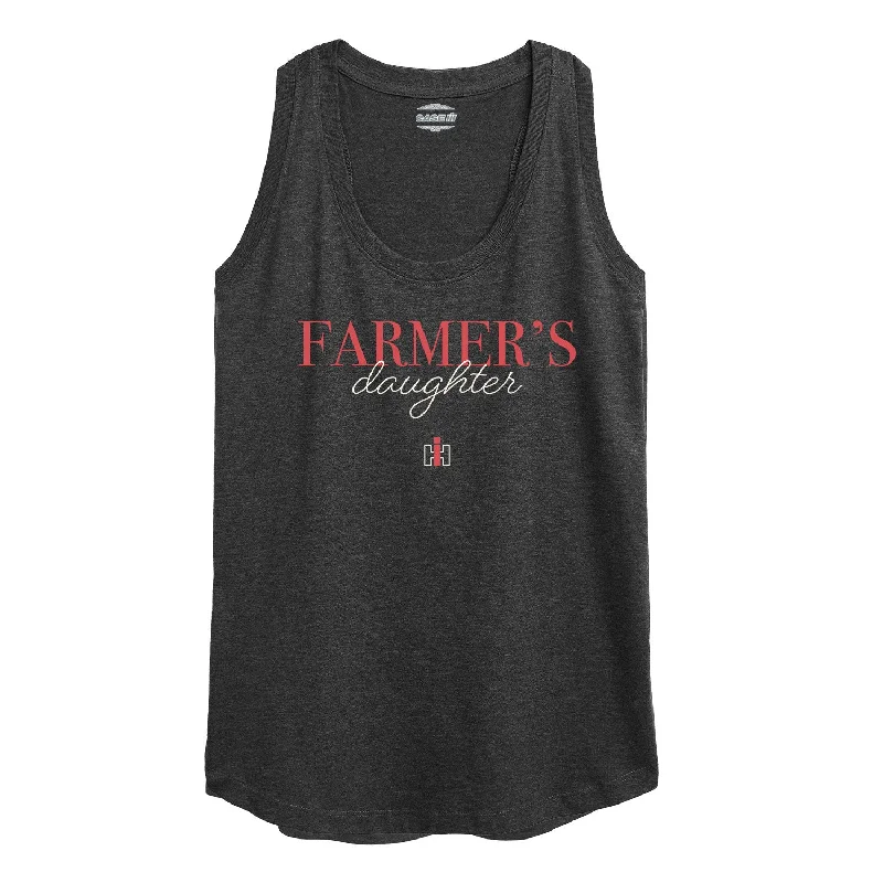 IH Farmers Daughter Womens Racerback Tank cold shoulder tank
