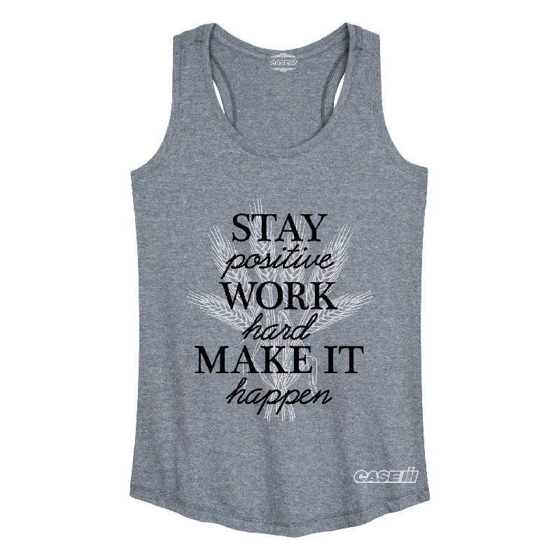Stay Positive Womens Racerback Tank stylish tank top