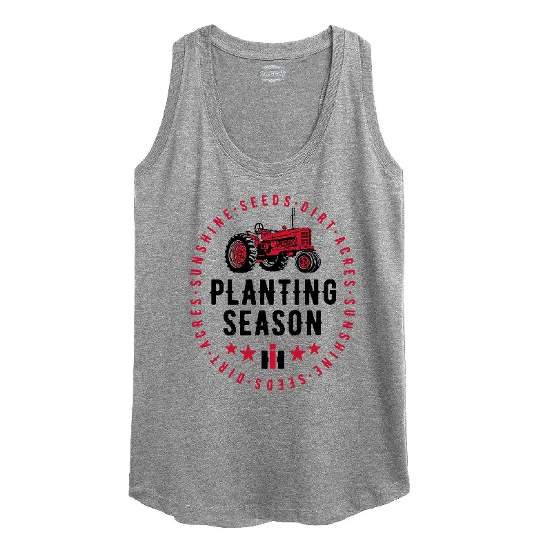 IH Planting Season Womens Racerback Tank one shoulder tank