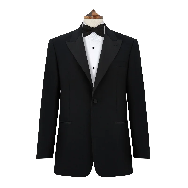 Duke Black Dinner Jacket Wool Jacket Cashmere Jacket Tweed Jacket