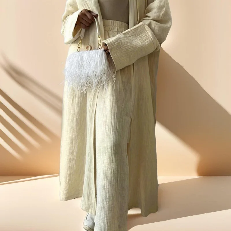 Apricot Cardigan + Pants