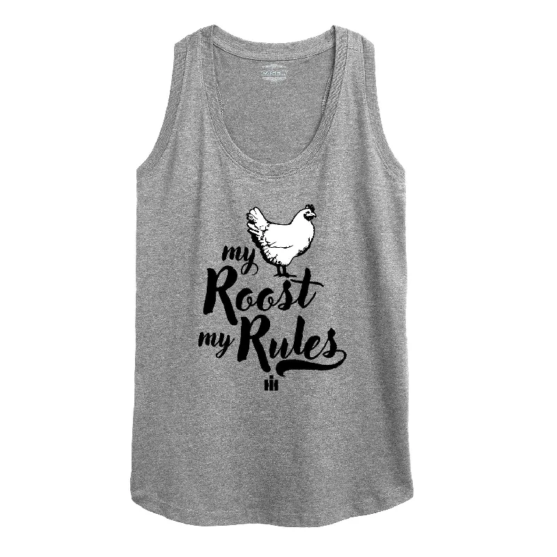 My Roost My Rules Womens Racerback Tank lightweight tank top