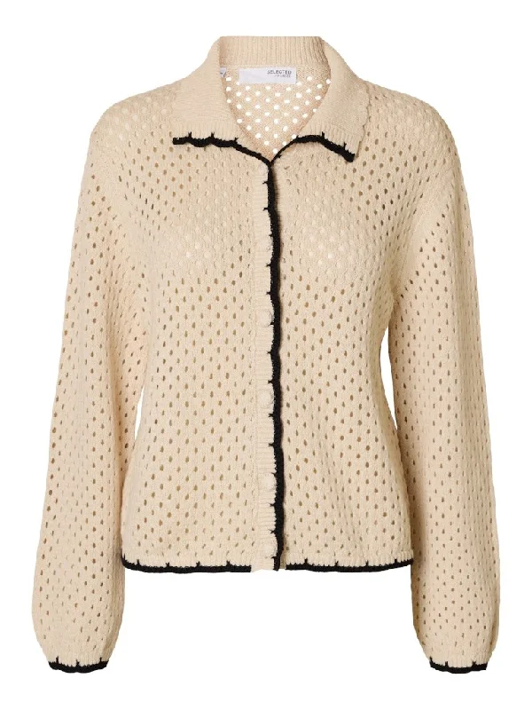 Selected Femme Kenya - Polo cardigan Modern Contemporary chic