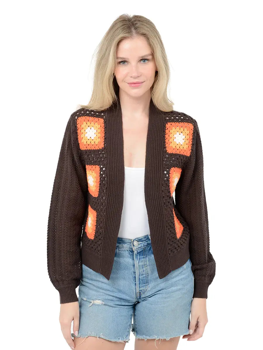 Raleigh Cardigan in Poppyseed Wool Fabric Cashmere Fabric Tweed Fabric