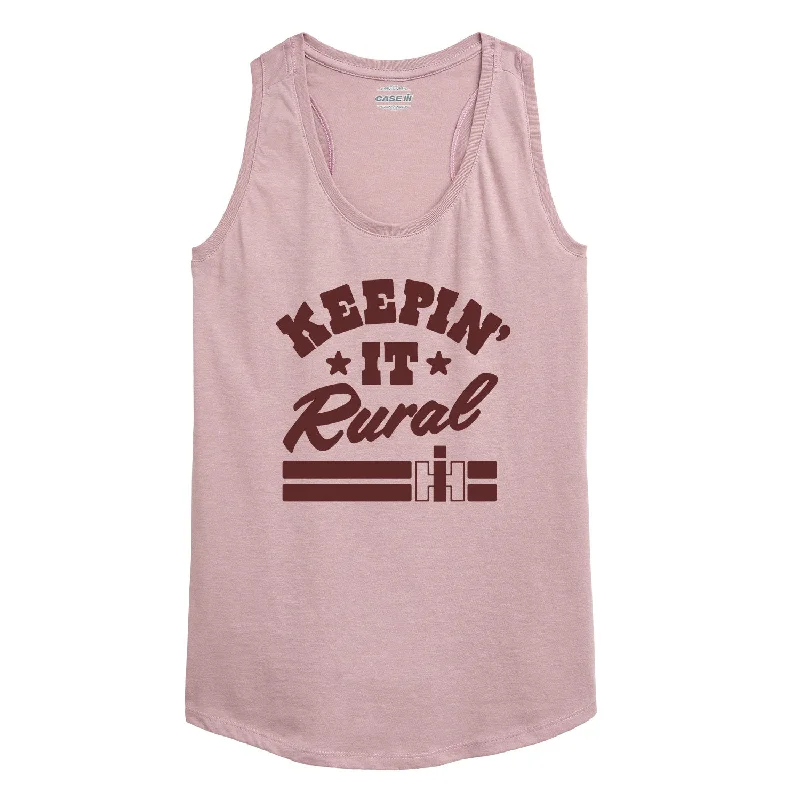 Keepin It Rural Womens Racerback Tank athletic tank top
