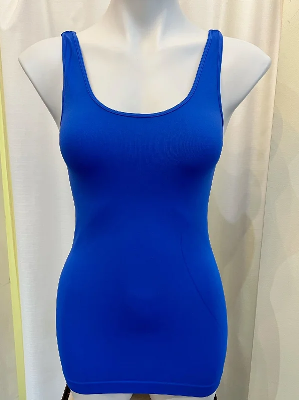 Signature Jersey Tank Top [Royal Blue-NS5178] lime green tank