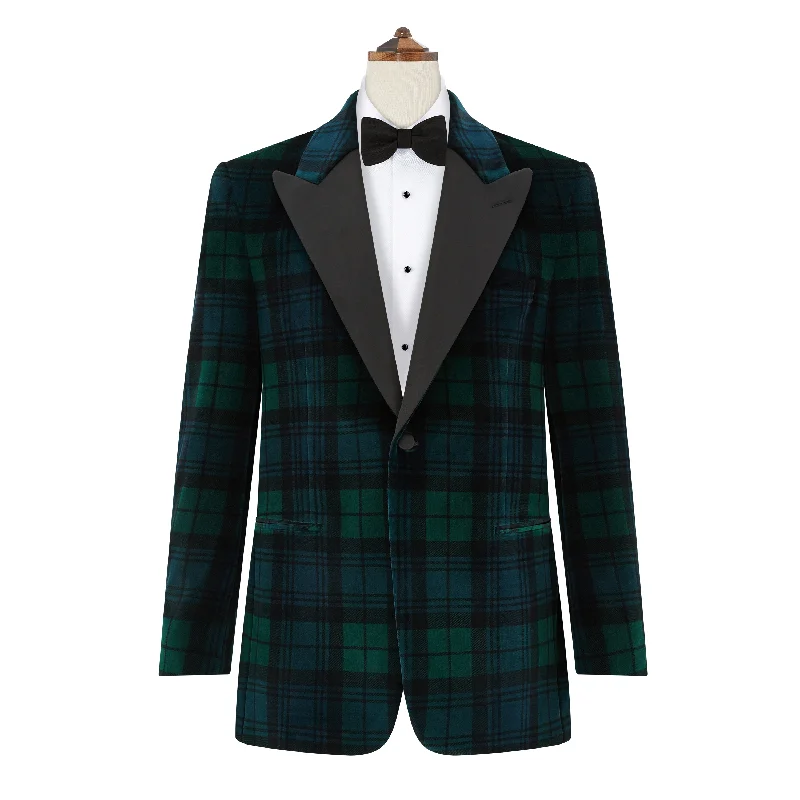 Duke Blackwatch Velvet Jacket Insulated Jacket Fitted Jacket Loose Jacket