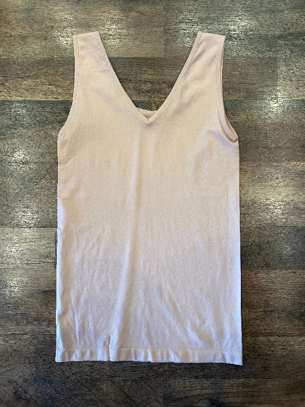 Pale Pink Seamless Interchangeable Tank playful tank top