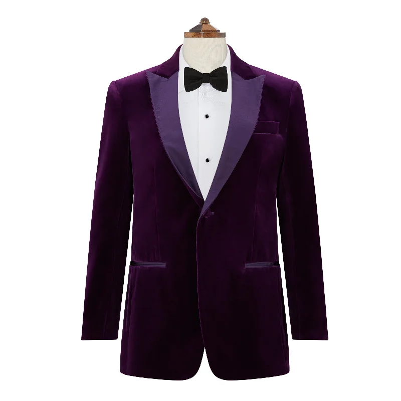 Bailey Purple Velvet Jacket Chenille Jacket Brocade Jacket Lace Jacket
