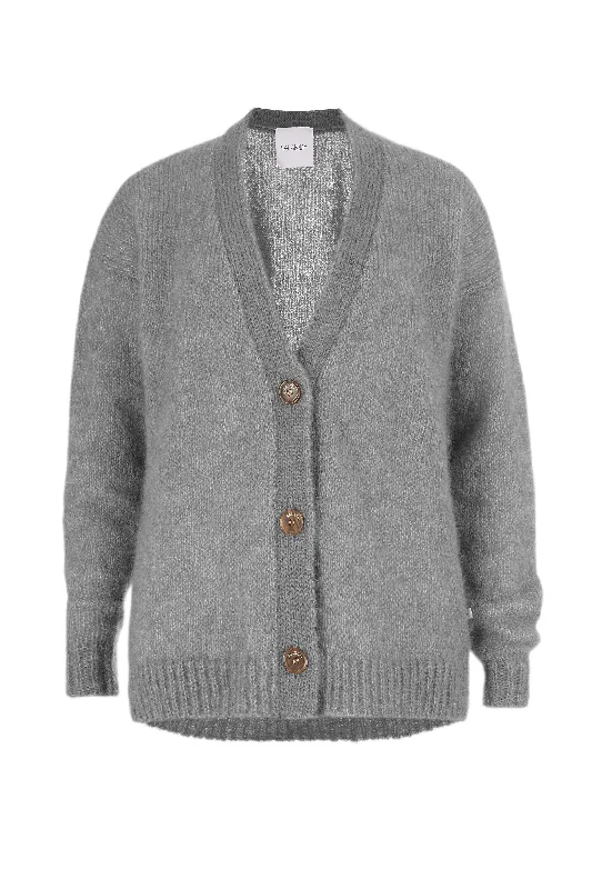 Melody Mohair Cardigan Grey Button Cardigan Zip Cardigan Pullover Cardigan