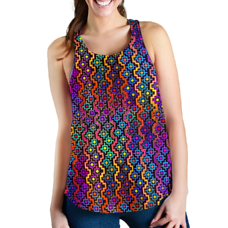 Rainbow Healing Women's Racerback Tank halter tank top