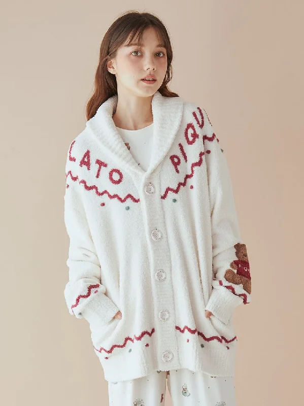 Unisex Nordic Shawl Collar Cardigan Collared Crew Neck Turtle Neck
