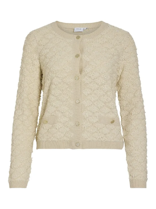 Vila Ineyah  Cardigan Terry Terry Cloth Terry Knit