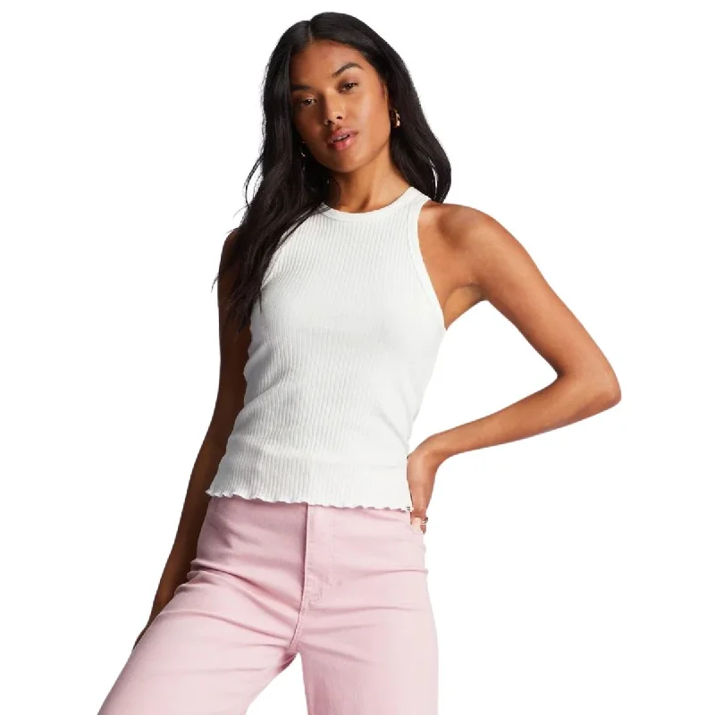 Billabong Women's Tomboy Tank in Salt Crystal sheer tank top