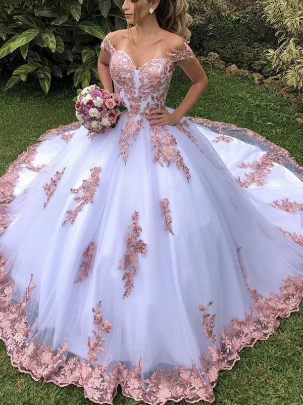 Off the Shoulder White Lace Prom Gown, Off Shoulder White Lace Formal Evening Dresses Off the Shoulder White Lace Prom Gown, Off Shoulder White Lace Formal Evening Dresses