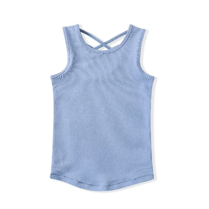 Blue Active Tank Top workout tank top