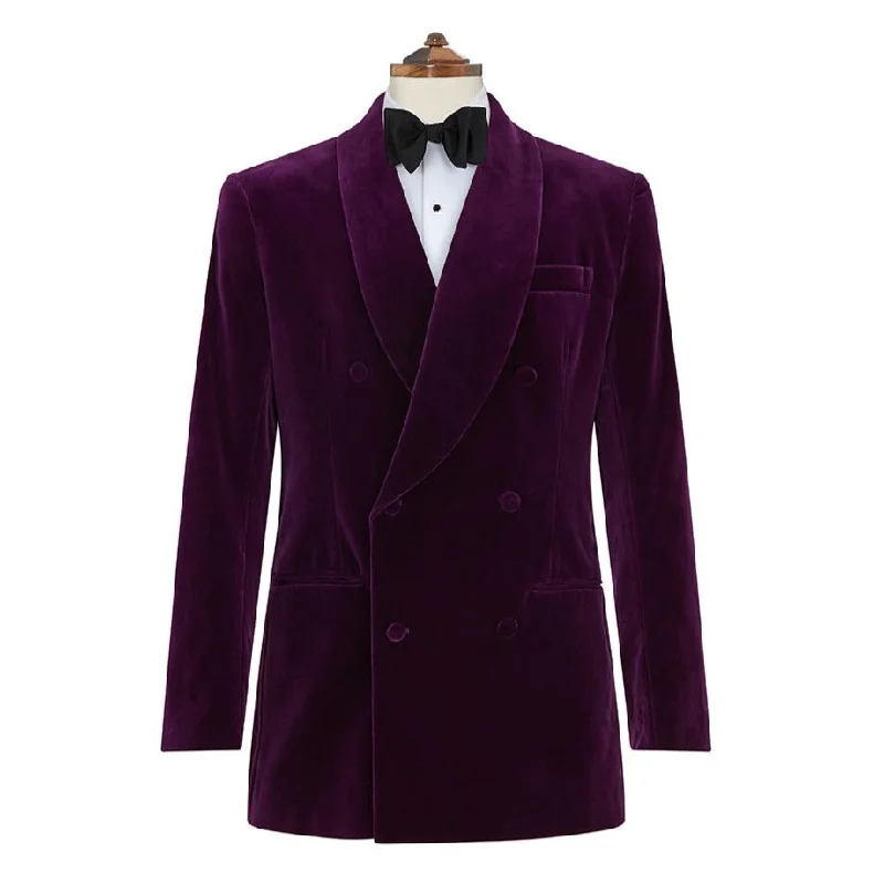 Davenant Purple Velvet Jacket Mesh Jacket Canvas Jacket Denim Jacket