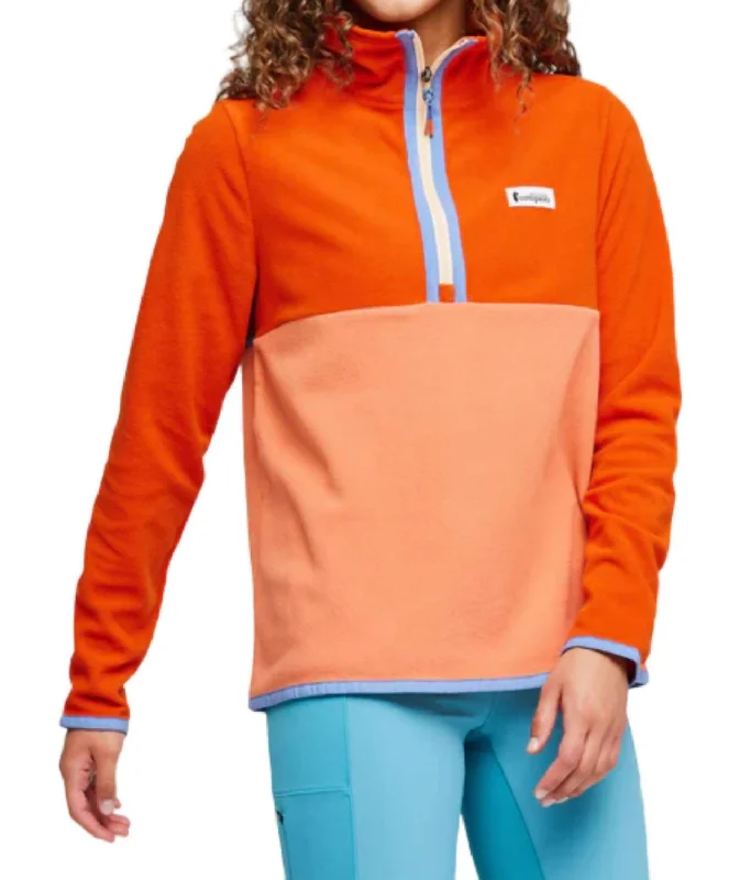 Women's Amado Fleece Pullover In Canyon/nectar