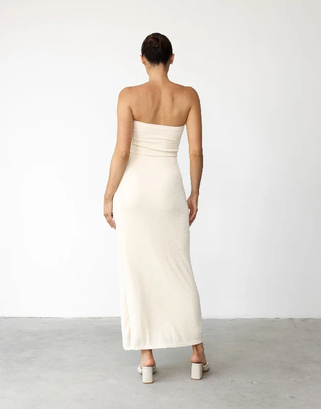 Abelle Maxi Dress (Off White)