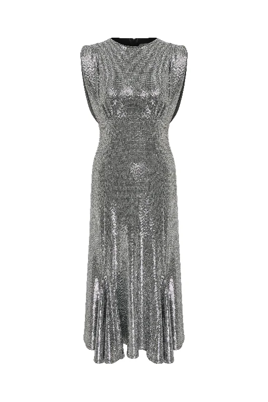 Lycee Sequin Midi Dress