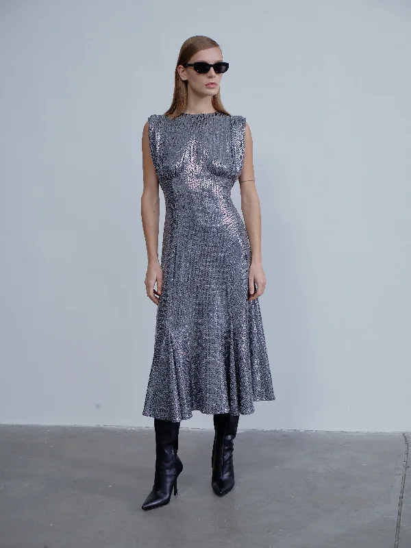 Lycee Sequin Midi Dress