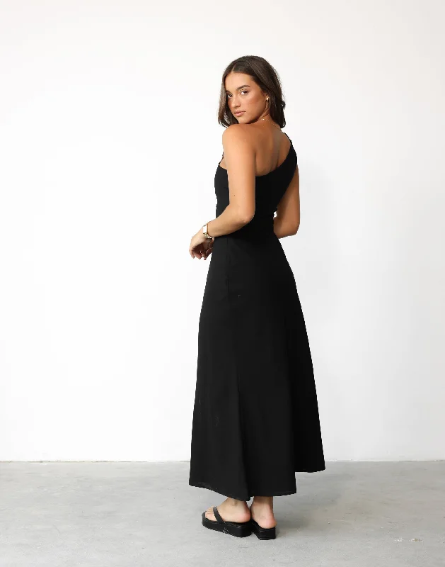 Rema Maxi Dress (Black)