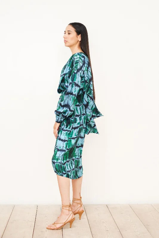 Printed Silk Dress