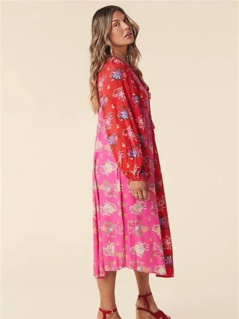 Solstice Boho Midi Dress