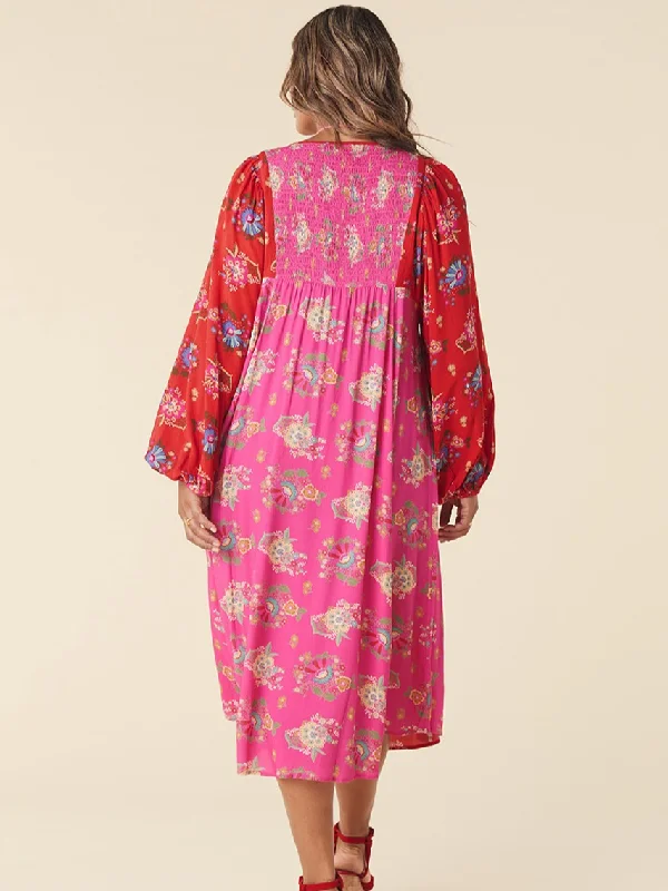 Solstice Boho Midi Dress