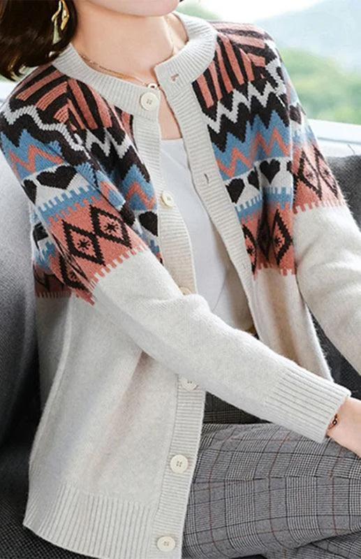 Loose Ladies Cardigan Sweater