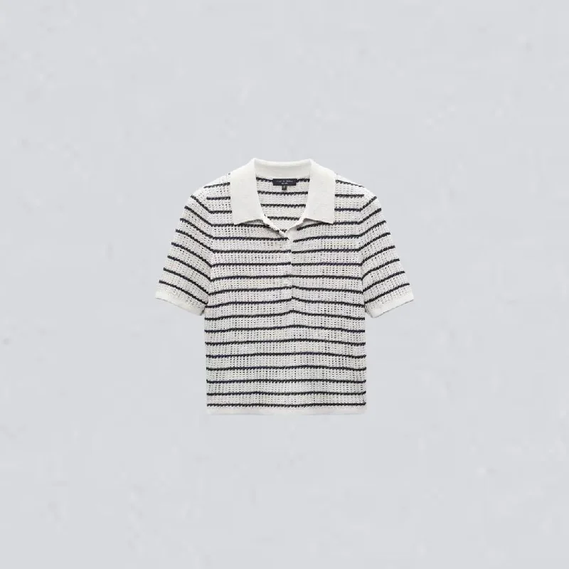 Viola Stripe Polo (Turtledove Multi)