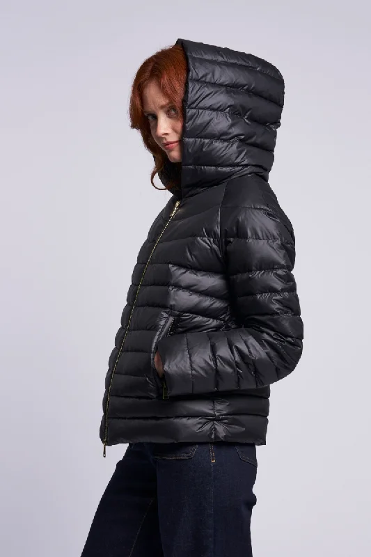 497HD Hooded down jacket