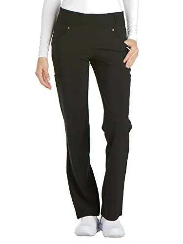 Cherokee CK002 Women's Iflex Mid Rise Straight Leg Pull-on Pant