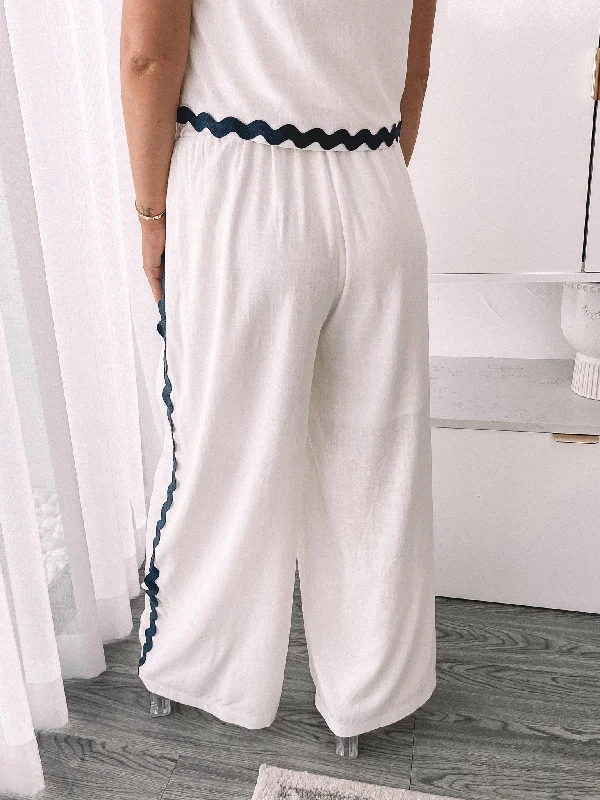 Dionysia Pants - White Multi