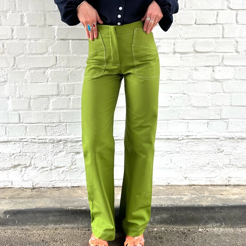 The West Village Topstitch Melrose Green