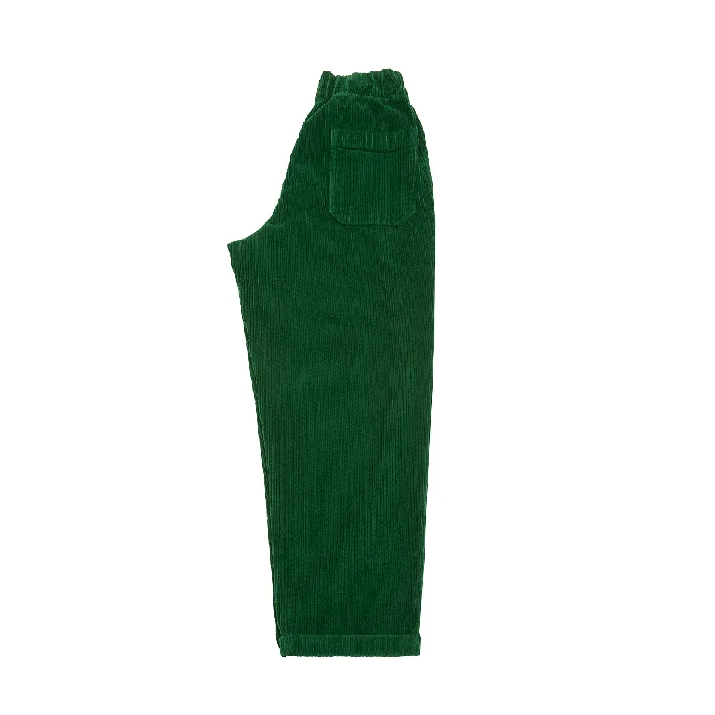 Labo Art Paride Velluto Trousers in Pino Green