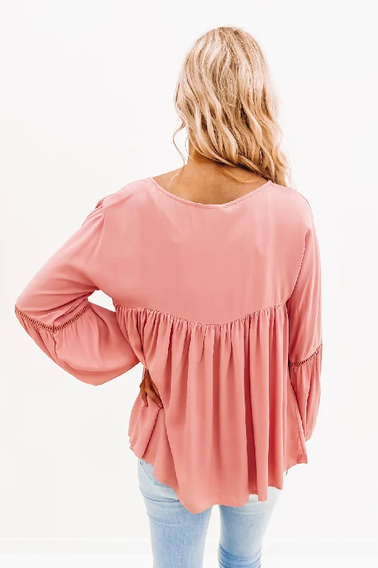 Lyndell Top Pink