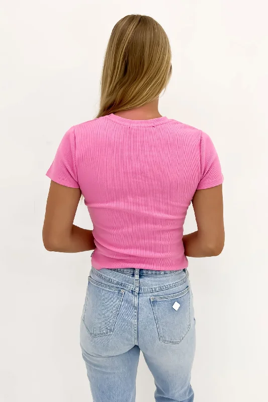 Margo Tee Bright Pink