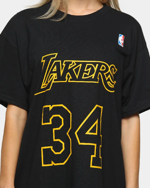 Mitchell & Ness Lakers One Colour Shaq Short-Sleeve Vintage T-Shirt Black