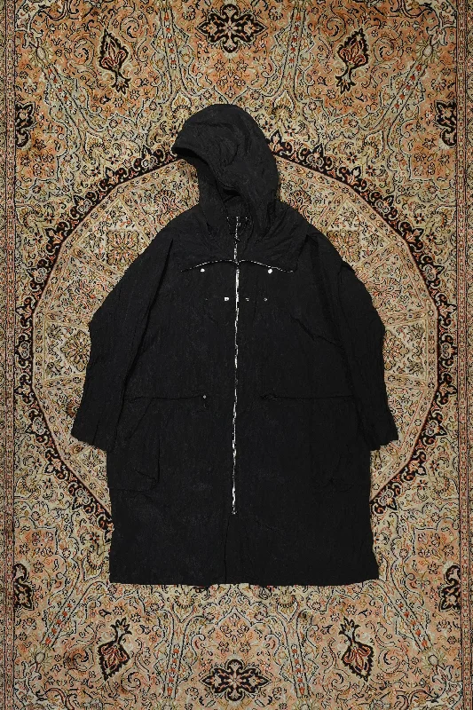 DET HOOD WIND PARKA (BLACK)