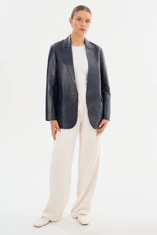 QUIRINA | Leather Blazer