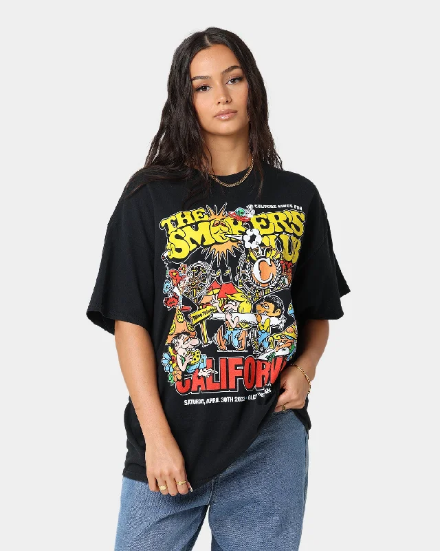 Smokers Club Smokers Club X Culture Kings Line Up Vintage T-Shirt Black Wash