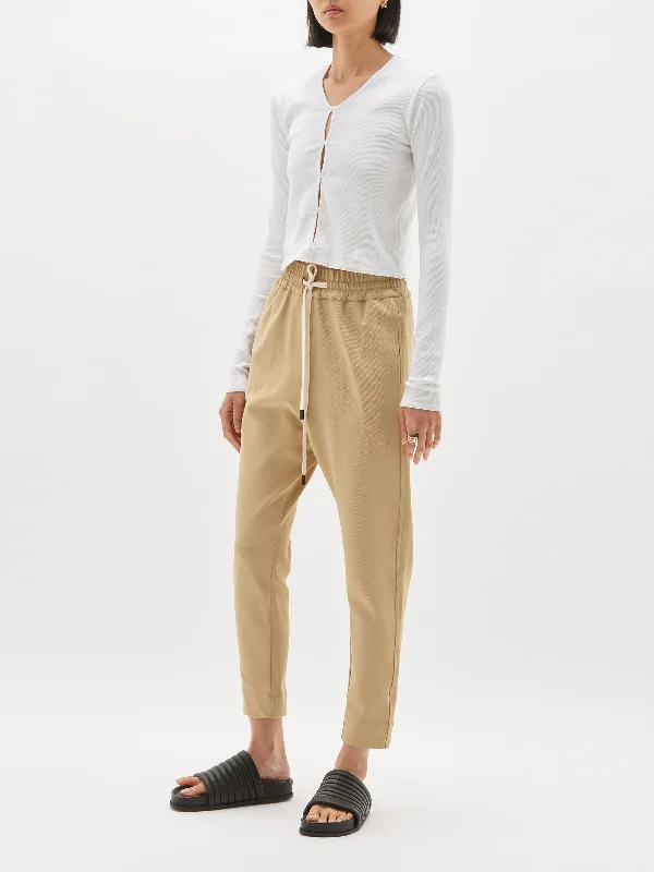 stretch twill tapered pant