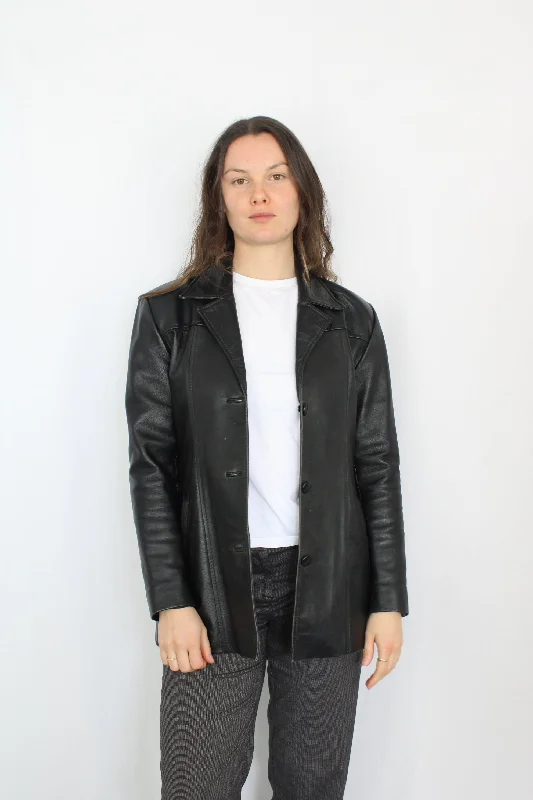 Victoria Leather - Vintage Blazer Jacket