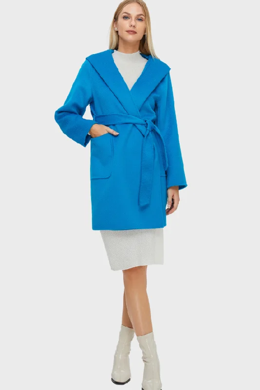 Women's Wool Hooded Coat