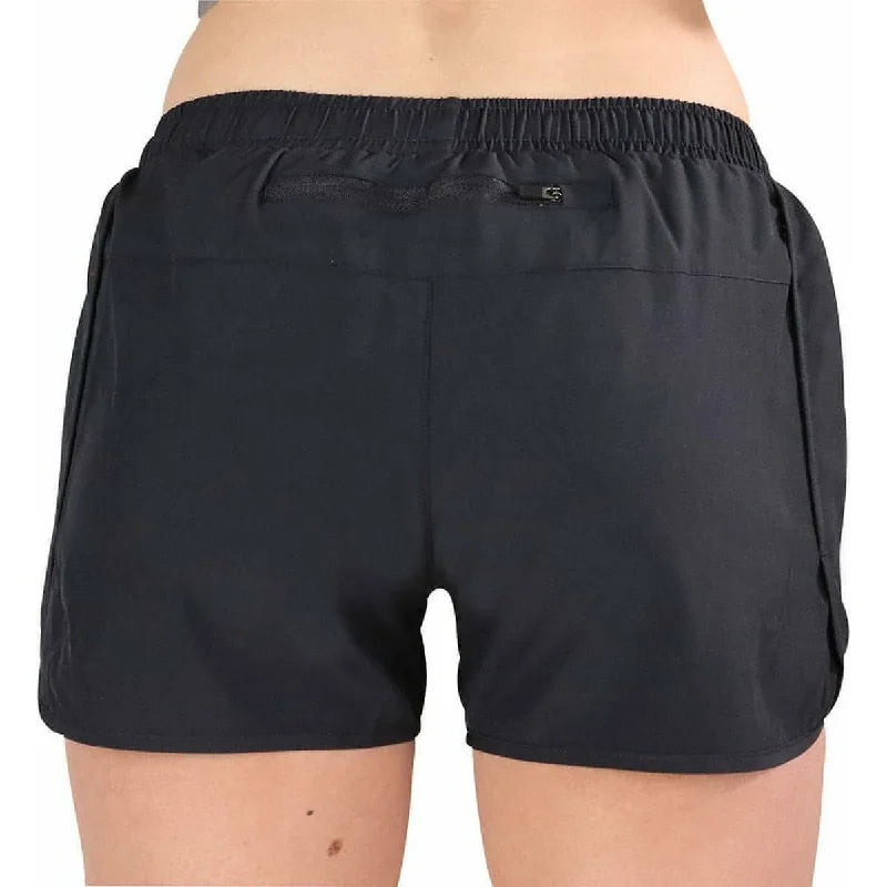 More Mile Core 2 In 1 Womens Running Shorts - Black