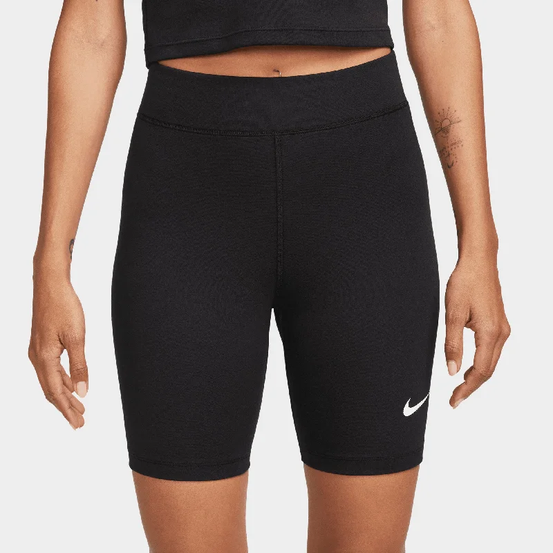 Nike Sportswear Women's 8"" High-Rise Biker Shorts Black / Sail