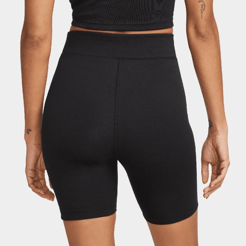 Nike Sportswear Women's 8"" High-Rise Biker Shorts Black / Sail