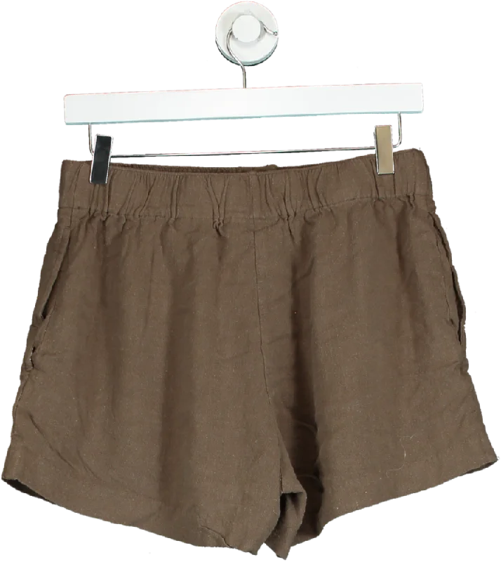 Weekday Brown Shorts UK 6